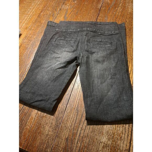 Size 3 Farlow Black Denim 3 Button Bootcut Flare Jeans with Pockets Casual Pants - Picture 3 of 3
